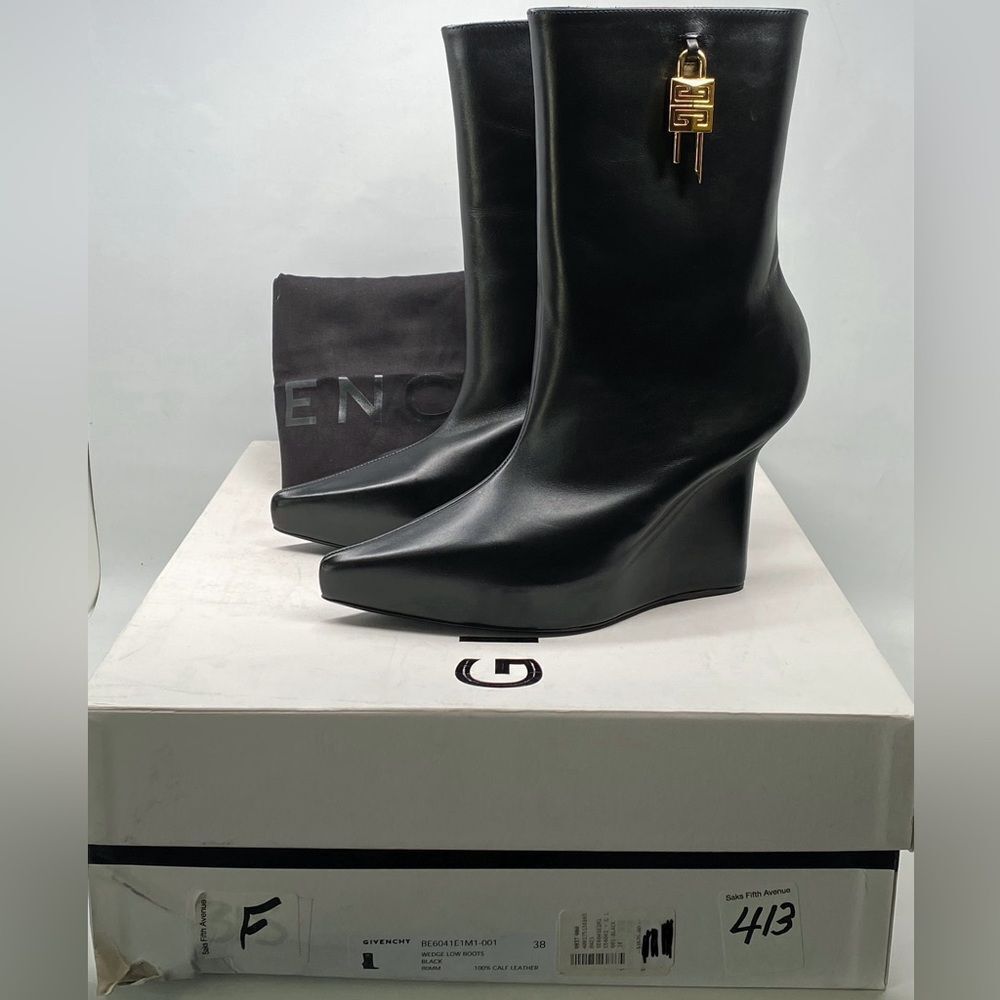 Givenchy G-Lock Ankle Boots in Leather size 38 - Picture 14 of 16